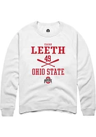 Isaiah Leeth Rally Ohio State Buckeyes Mens NIL Sport Icon Long Sleeve Crew Sweatshirt