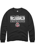 Seth McLaughlin Rally Ohio State Buckeyes Mens NIL Stacked Box Long Sleeve Crew Sweatshir