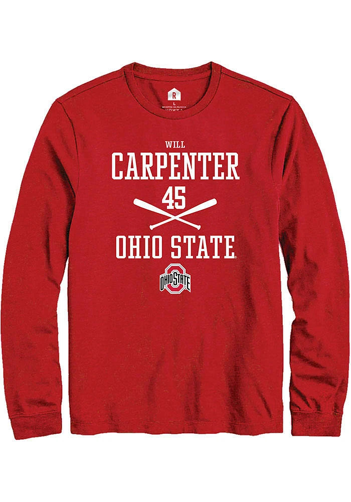 Will Carpenter Ohio State Buckeyes Rally NIL Sport Icon Long Sleeve T Shirt