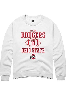 Bryson Rodgers Rally Ohio State Buckeyes Mens NIL Sport Icon Long Sleeve Crew Sweatshirt