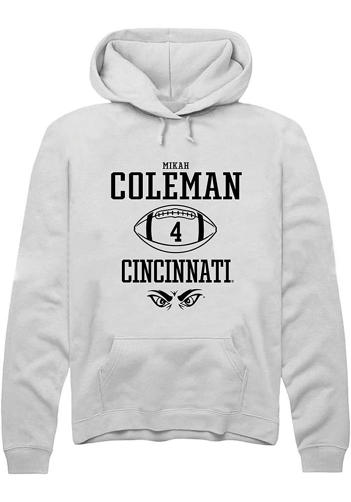 Mikah Coleman Rally Cincinnati Bearcats Mens NIL Sport Icon Long Sleeve Hoodie