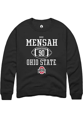 Eric Mensah Rally Ohio State Buckeyes Mens NIL Sport Icon Long Sleeve Crew Sweatshirt