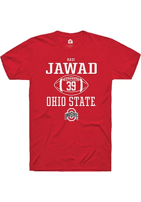 Hadi Jawad Ohio State Buckeyes Rally NIL Sport Icon Short Sleeve T Shirt