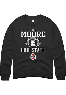 Ian Moore Rally Ohio State Buckeyes Mens NIL Sport Icon Long Sleeve Crew Sweatshirt