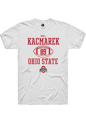 Will Kacmarek Ohio State Buckeyes Rally NIL Sport Icon Short Sleeve T Shirt