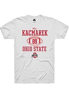 Will Kacmarek Ohio State Buckeyes Rally NIL Sport Icon Short Sleeve T Shirt