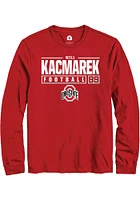 Will Kacmarek Ohio State Buckeyes Rally NIL Stacked Box Long Sleeve T Shirt