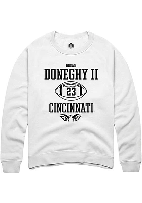 Brian Doneghy II Rally Cincinnati Bearcats Mens NIL Sport Icon Long Sleeve Crew Sweatshir