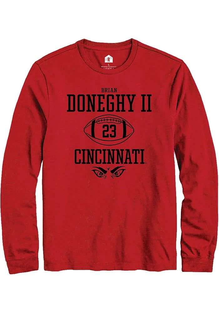 Brian Doneghy II Cincinnati Bearcats Rally NIL Sport Icon Long Sleeve T Shirt