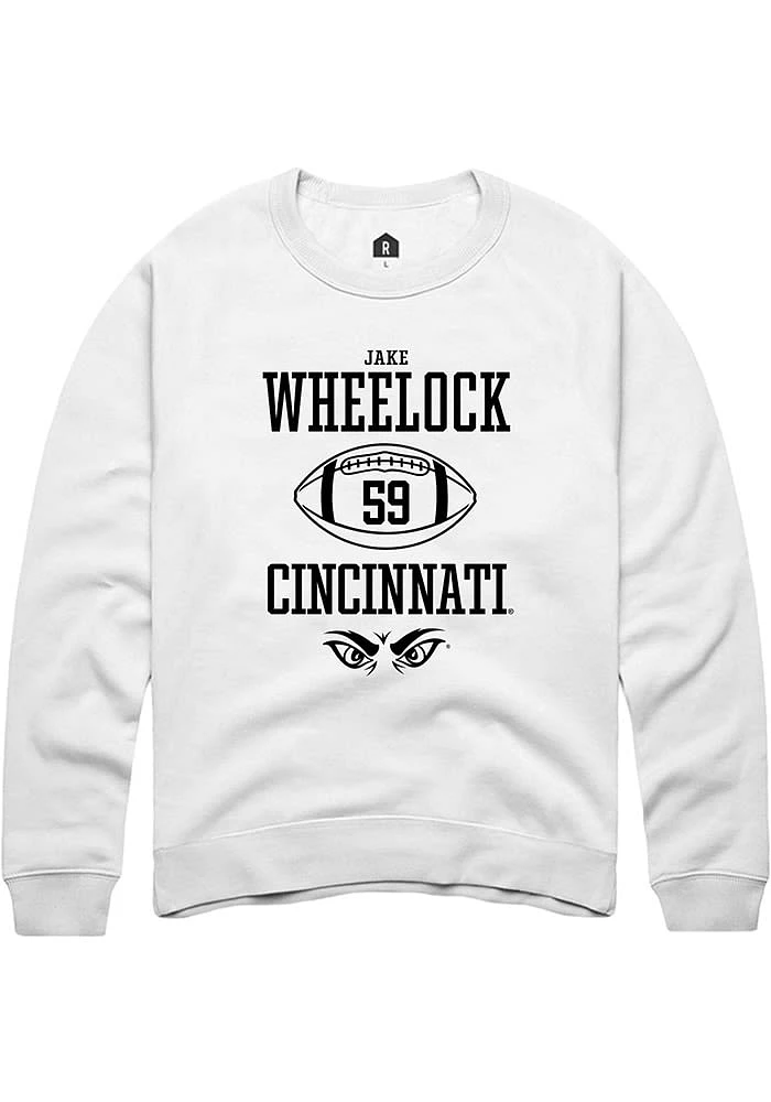 Jake Wheelock Rally Cincinnati Bearcats Mens NIL Sport Icon Long Sleeve Crew Sweatshirt