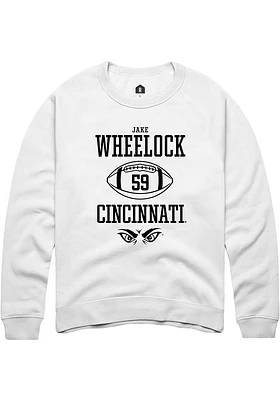 Jake Wheelock Rally Cincinnati Bearcats Mens NIL Sport Icon Long Sleeve Crew Sweatshirt