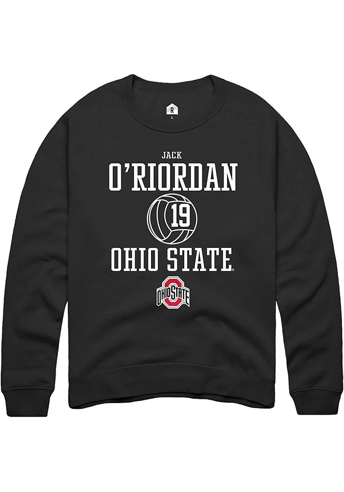 Jack O’Riordan Rally Ohio State Buckeyes Mens NIL Sport Icon Long Sleeve Crew Sweatshirt