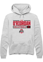 Jack O’Riordan Rally Ohio State Buckeyes Mens NIL Stacked Box Long Sleeve Hoodie