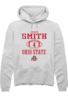 Jeremiah Smith Rally Ohio State Buckeyes Mens NIL Sport Icon Long Sleeve Hoodie