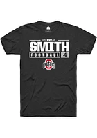 Jeremiah Smith Ohio State Buckeyes Rally NIL Stacked Box Short Sleeve T Shirt