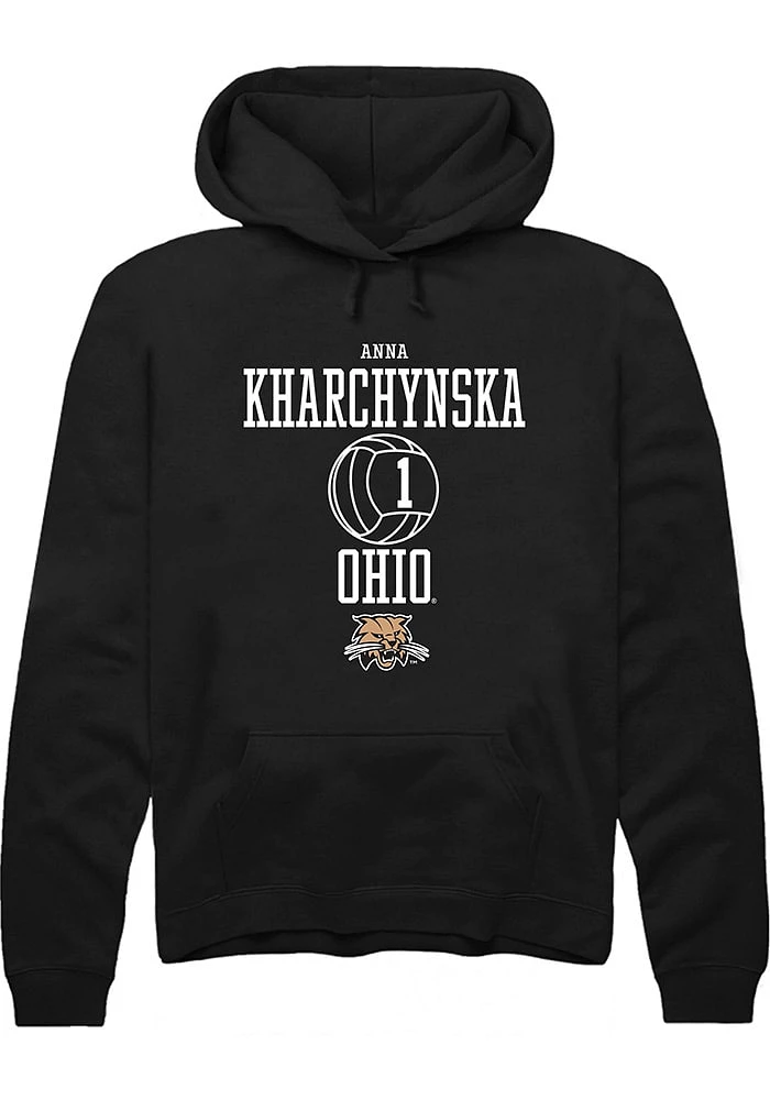 Anna Kharchynska Rally Ohio Bobcats Mens NIL Sport Icon Long Sleeve Hoodie