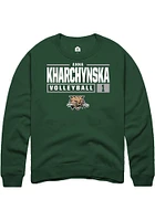 Anna Kharchynska Rally Ohio Bobcats Mens NIL Stacked Box Long Sleeve Crew Sweatshirt