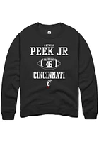 Antwan Peek Jr. Rally Cincinnati Bearcats Mens NIL Sport Icon Long Sleeve Crew Sweatshirt