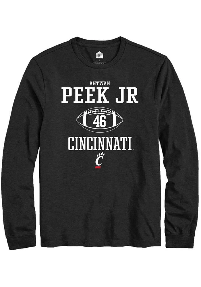 Antwan Peek Jr. Cincinnati Bearcats Rally NIL Sport Icon Long Sleeve T Shirt