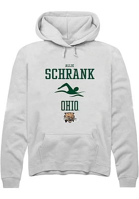 Allie Schrank Rally Ohio Bobcats Mens NIL Sport Icon Long Sleeve Hoodie