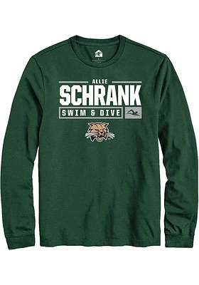 Allie Schrank Ohio Bobcats Rally NIL Stacked Box Long Sleeve T Shirt