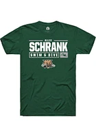 Allie Schrank Ohio Bobcats Rally NIL Stacked Box Short Sleeve T Shirt