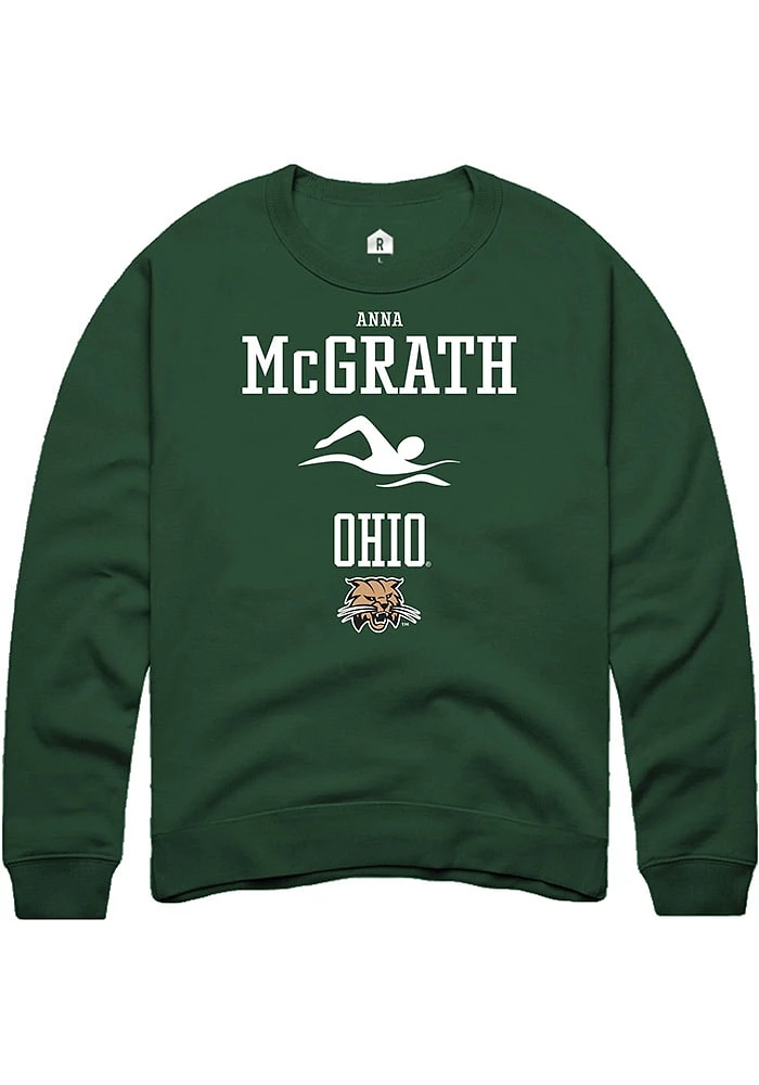 Anna McGrath Rally Ohio Bobcats Mens NIL Sport Icon Long Sleeve Crew Sweatshirt