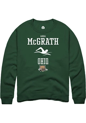 Anna McGrath Rally Ohio Bobcats Mens NIL Sport Icon Long Sleeve Crew Sweatshirt