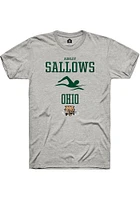 Ashley Sallows  Ohio Bobcats Ash Rally NIL Sport Icon Short Sleeve T Shirt