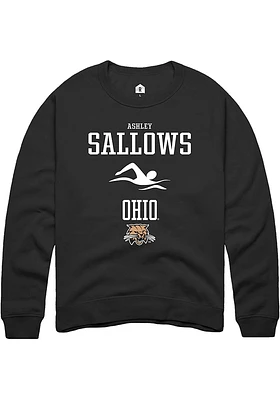 Ashley Sallows Rally Ohio Bobcats Mens NIL Sport Icon Long Sleeve Crew Sweatshirt