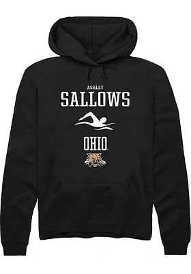 Ashley Sallows Rally Ohio Bobcats Mens NIL Sport Icon Long Sleeve Hoodie