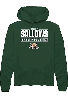 Ashley Sallows Rally Ohio Bobcats Mens NIL Stacked Box Long Sleeve Hoodie