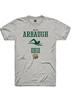 Bella Arbaugh  Ohio Bobcats Ash Rally NIL Sport Icon Short Sleeve T Shirt