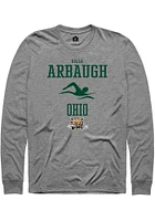 Bella Arbaugh  Ohio Bobcats Graphite Rally NIL Sport Icon Long Sleeve T Shirt