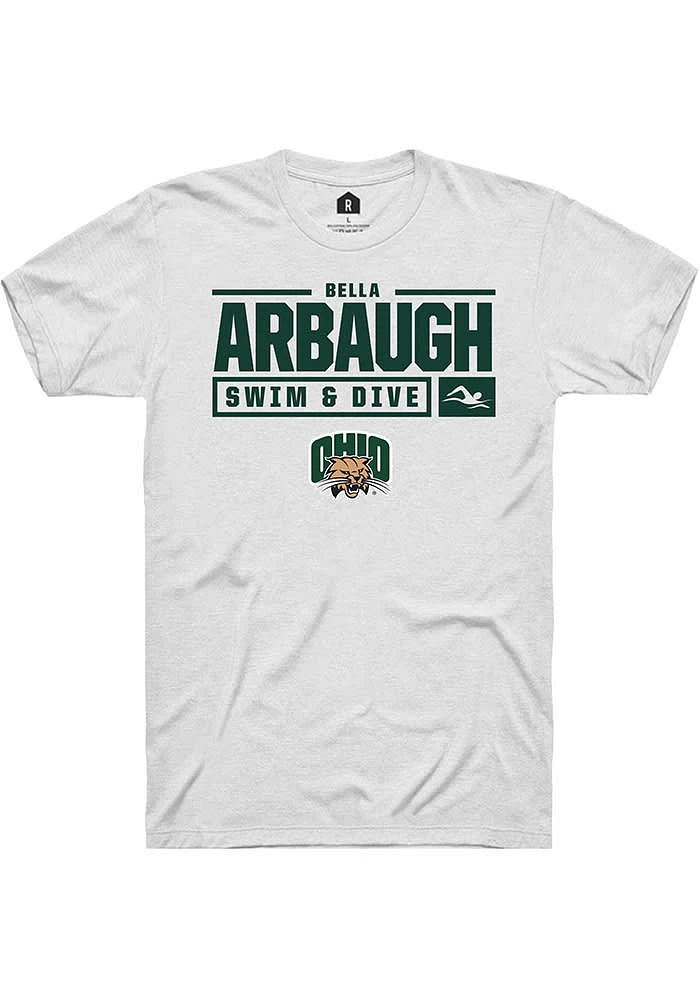 Bella Arbaugh Ohio Bobcats Rally NIL Stacked Box Short Sleeve T Shirt