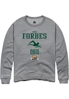 Emma Forbes  Rally Ohio Bobcats Mens Graphite NIL Sport Icon Long Sleeve Crew Sweatshirt