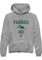 Emma Forbes  Rally Ohio Bobcats Mens Graphite NIL Sport Icon Long Sleeve Hoodie