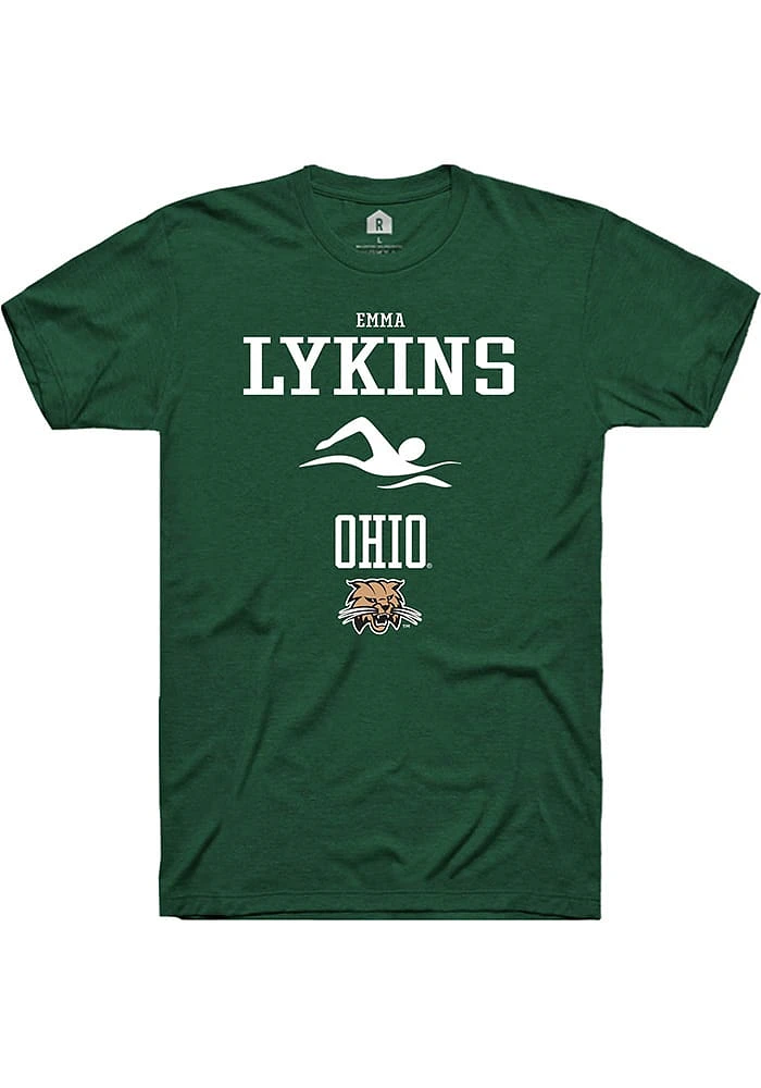 Emma Lykins Ohio Bobcats Rally NIL Sport Icon Short Sleeve T Shirt