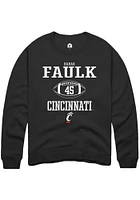 Barak Faulk Rally Cincinnati Bearcats Mens NIL Sport Icon Long Sleeve Crew Sweatshirt