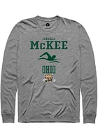 Gabrielle McKee  Ohio Bobcats Graphite Rally NIL Sport Icon Long Sleeve T Shirt