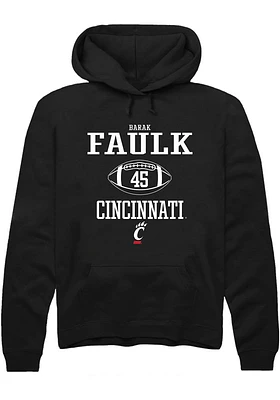 Barak Faulk Rally Cincinnati Bearcats Mens NIL Sport Icon Long Sleeve Hoodie