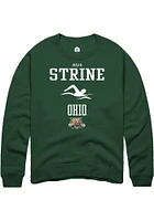 Julia Strine Rally Ohio Bobcats Mens NIL Sport Icon Long Sleeve Crew Sweatshirt