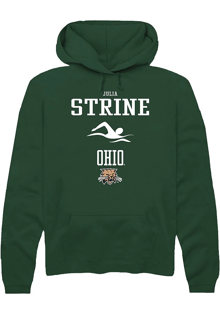 Julia Strine Rally Ohio Bobcats Mens NIL Sport Icon Long Sleeve Hoodie