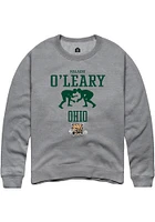 Malachi O'Leary  Rally Ohio Bobcats Mens Graphite NIL Sport Icon Long Sleeve Crew Sweatshirt