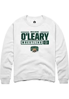 Malachi O'Leary Rally Ohio Bobcats Mens NIL Stacked Box Long Sleeve Crew Sweatshirt