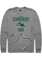 Melanie Schweikert  Ohio Bobcats Graphite Rally NIL Sport Icon Long Sleeve T Shirt