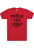 Barak Faulk Cincinnati Bearcats Rally NIL Sport Icon Short Sleeve T Shirt