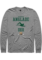 Raphaelle Anglade  Ohio Bobcats Graphite Rally NIL Sport Icon Long Sleeve T Shirt
