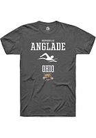 Raphaelle Anglade  Ohio Bobcats Dark Grey Rally NIL Sport Icon Short Sleeve T Shirt