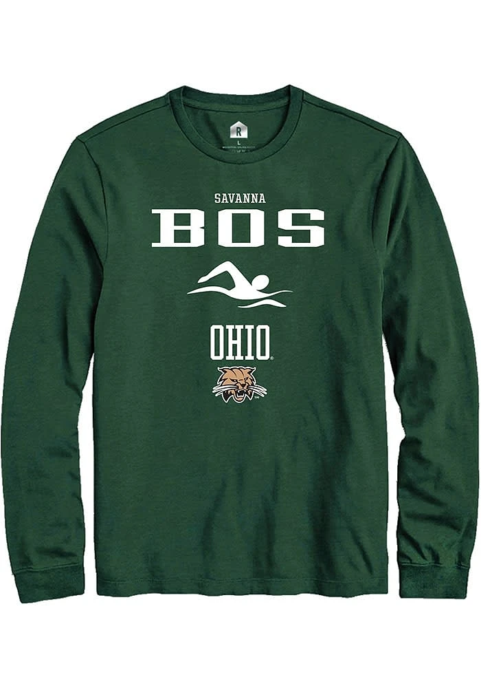 Savanna Bos Ohio Bobcats Rally NIL Sport Icon Long Sleeve T Shirt